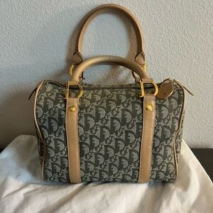 Vintage Christian Dior Trotter Boston Handbag